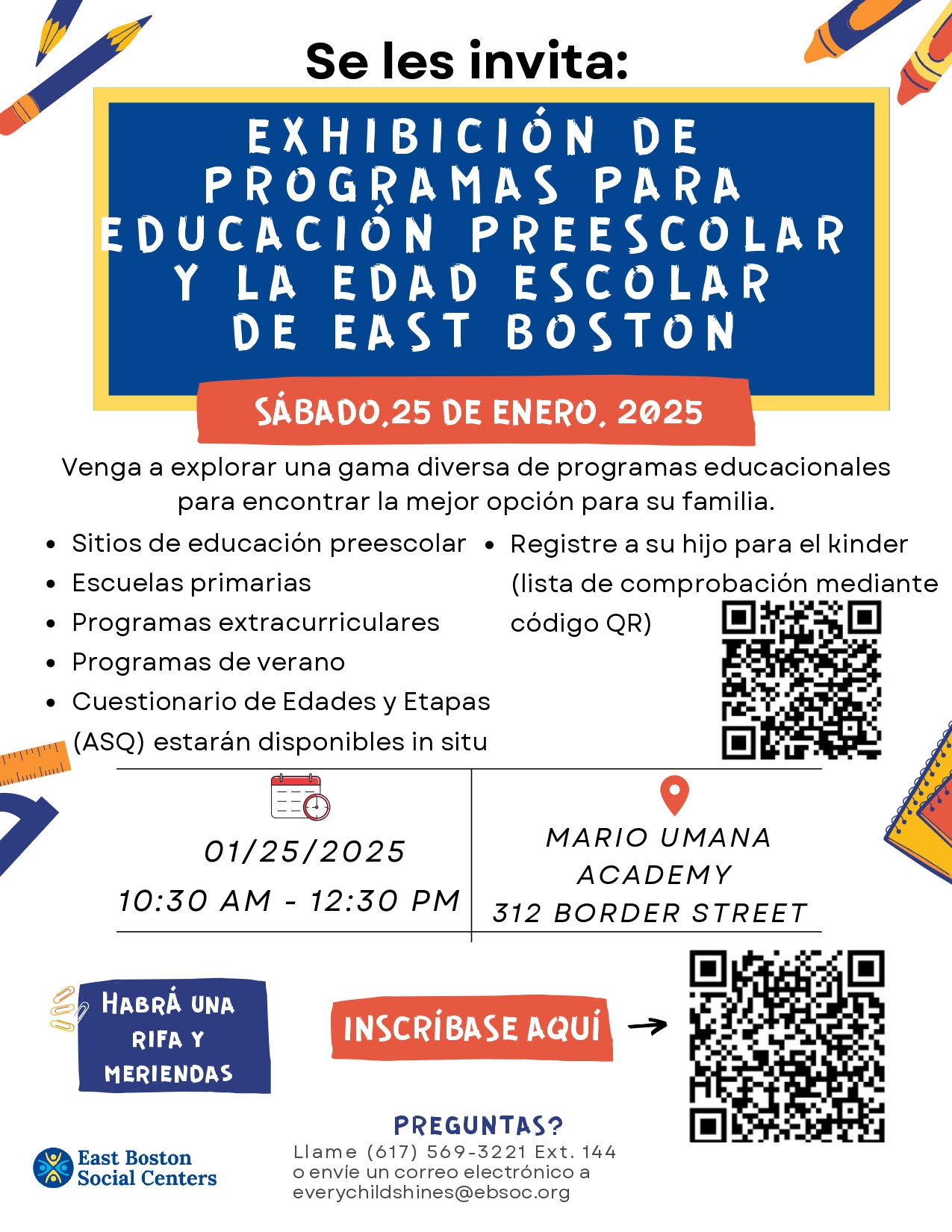 Early Childhood & School programs showcase / Excibición de programas ...